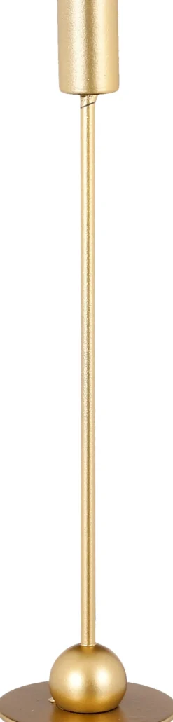 Hot Mica Decorations Kerzenständer Gusto gold D 7 H 28 cm Kerzenständer