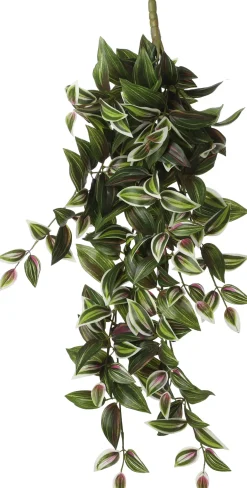 Mica Decorations Künstliche Hängepflanze Tradescantia 15 x 20 x 54 cm Künstliche Hängepflanzen