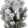 Online Mica Decorations Mini-Weihnachtsbaum Ivo mit Schnee und Zapfen D 7,5 H 24 cm Weihnachtsfiguren & -Objekte