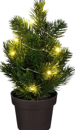 Online Mica Decorations Mini-Weihnachtsbaum Ivo mit Schnee D 7,5 H 24 cm Weihnachtsfiguren & -Objekte