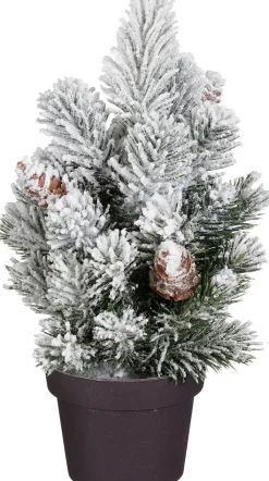 Clearance Mica Decorations Mini-Weihnachtsbaum Ivo mit Beleuchtung D 7,5 H 24 cm Weihnachtsfiguren & -Objekte