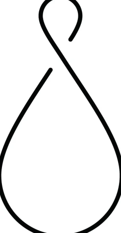 New Mica Decorations Pflanzenstütze Erweiterung Tropfen schwarz D 15 H 30 cm Blumenampeln & Pflanzenhalter|Haken & Bügel