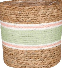 Best Mica Decorations Pflanzkorb Rachel hellgrün D 23 H 23 cm Pflanzkörbe|Pflanzkörbe