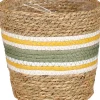 New Mica Decorations Pflanzkorb Rachel grün D 16 H 16 cm Pflanzkörbe|Pflanzkörbe