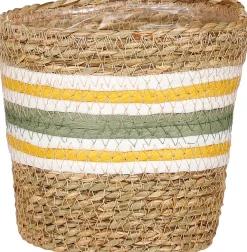 New Mica Decorations Pflanzkorb Rachel grün D 14 H 14 cm Pflanzkörbe|Pflanzkörbe