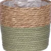 Hot Mica Decorations Pflanzkorb Rachel grün D 12 cm H 12 cm Pflanzkörbe|Pflanzkörbe