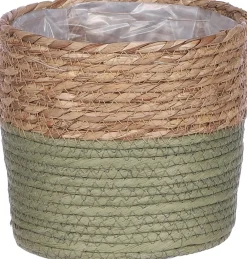 Hot Mica Decorations Pflanzkorb Rachel grün D 12 cm H 12 cm Pflanzkörbe|Pflanzkörbe