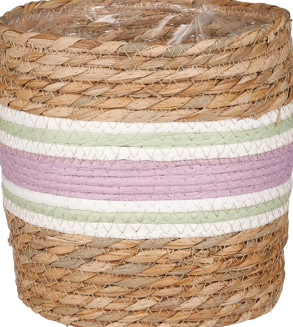 Discount Mica Decorations Pflanzkorb Rachel lila D 19 H 19 cm Pflanzkörbe|Pflanzkörbe