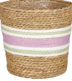 Discount Mica Decorations Pflanzkorb Rachel lila D 18 H 18 cm Pflanzkörbe|Pflanzkörbe