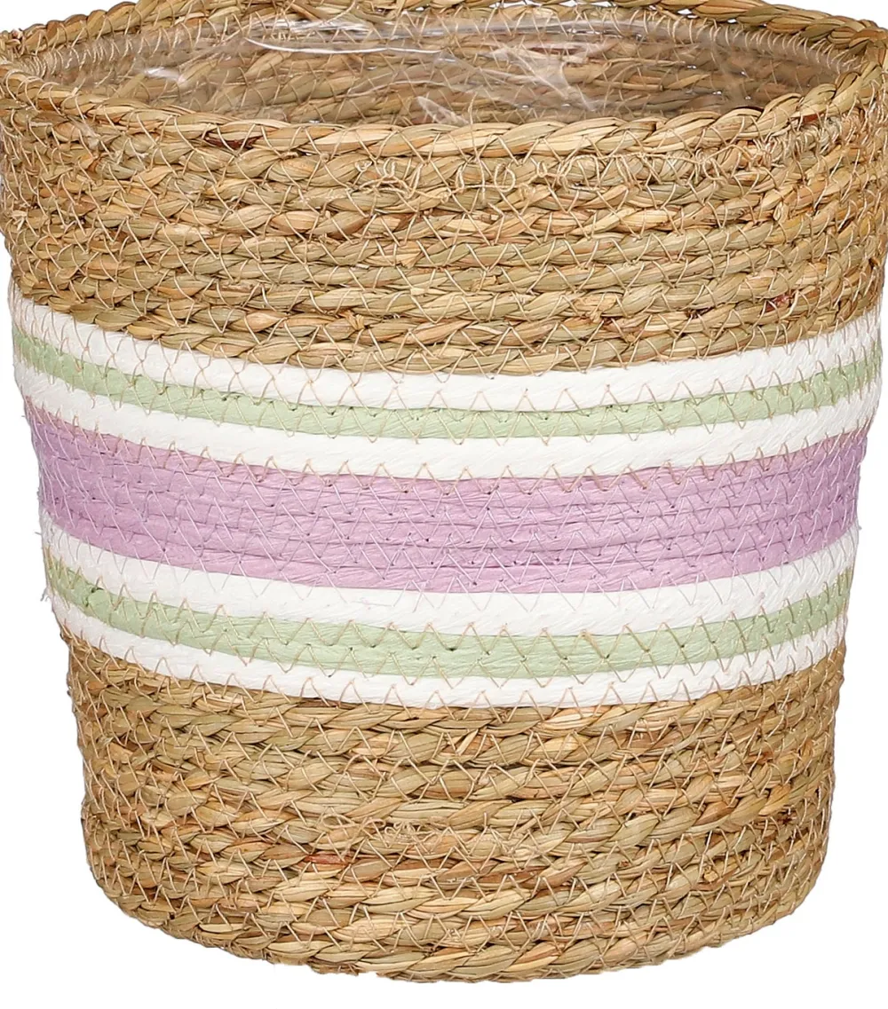 Discount Mica Decorations Pflanzkorb Rachel lila D 18 H 18 cm Pflanzkörbe|Pflanzkörbe