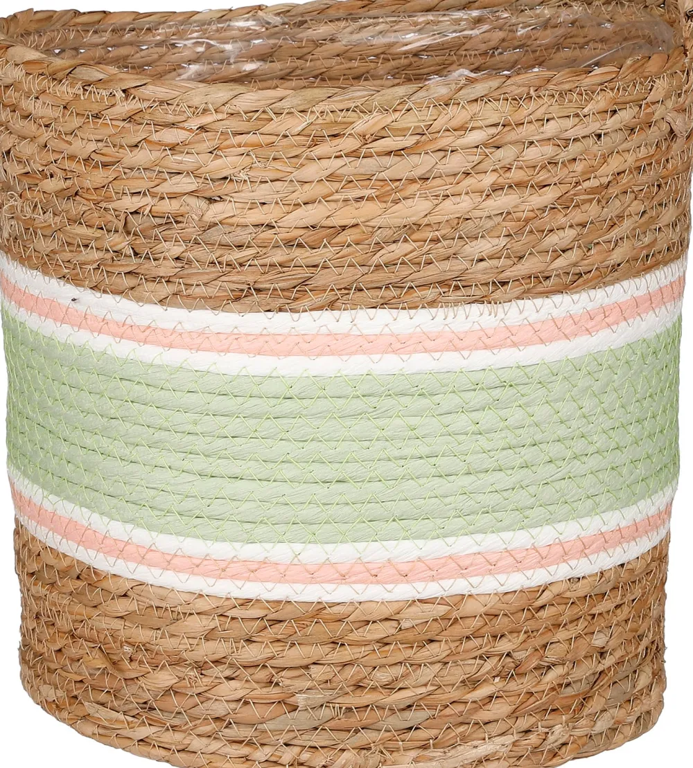 Online Mica Decorations Pflanzkorb Rachel hellgrün D 25 H 25 cm Pflanzkörbe|Pflanzkörbe