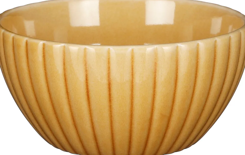 New Mica Decorations Schale gelb Pesca D 15,5 H 7,5 cm Geschirr & Gläser