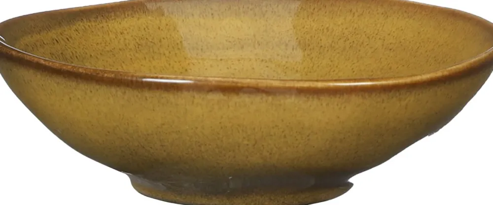 Discount Mica Decorations Schale Tabo gelb D 11,5 cm H 3,5 cm Geschirr & Gläser