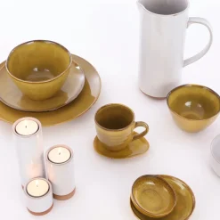 Sale Mica Decorations Schale Tabo gelb D 14 cm H 6,5 cm Geschirr & Gläser