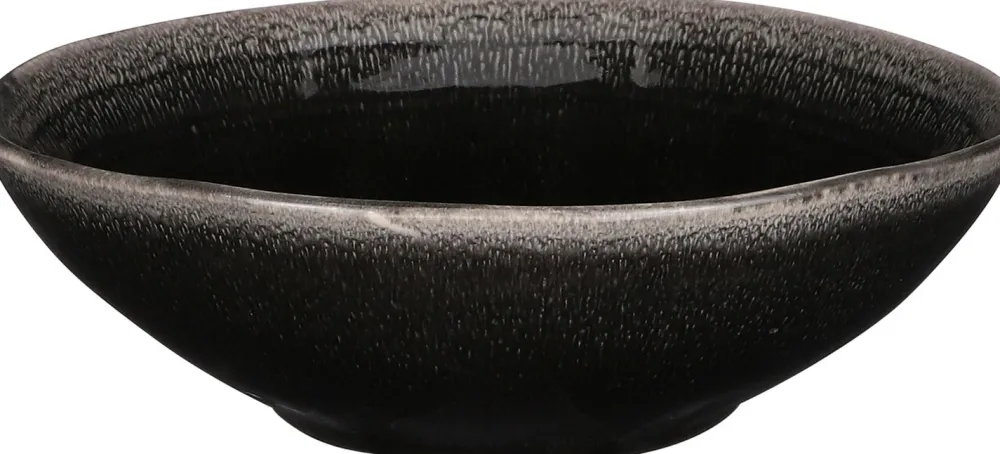 Outlet Mica Decorations Schüssel Tabo schwarz D 20 H 6,5 cm Servieren