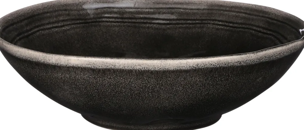 Discount Mica Decorations Schüssel Tabo schwarz D 30,5 H 9 cm Servieren