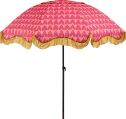 New Mica Decorations Sonnenschirm rosa 220 x 220 x 238 cm Sonnenschirme