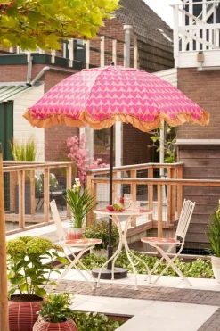 New Mica Decorations Sonnenschirm rosa 220 x 220 x 238 cm Sonnenschirme