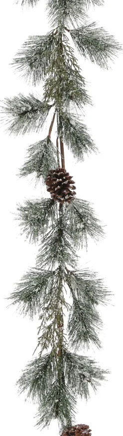 Hot Mica Decorations Tannengirlande beschneit 180 cm Weihnachts- & Tannengirlanden