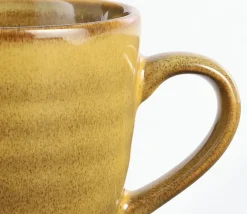 Hot Mica Decorations Tasse Tabo gelb D 8 cm H 8 cm Geschirr & Gläser