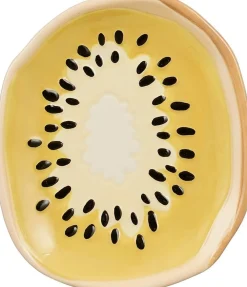 New Mica Decorations Teller Exotica grün 15 x 12,5 x 2 cm Geschirr & Gläser