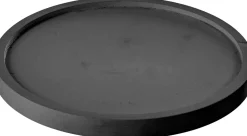 Online Mica Decorations Teller für Glasglocke Hella schwarz D 17,5 cm H 2 cm Glasglocken