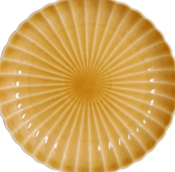 Outlet Mica Decorations Teller gelb Pesca D 27,5 H 4 cm Geschirr & Gläser