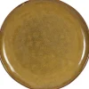 Discount Mica Decorations Teller Tabo gelb D 20 cm H 2 cm Geschirr & Gläser