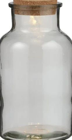 Outlet Mica Decorations Tischleuchte Bo transparent D 15 H 26 cm Tischleuchten