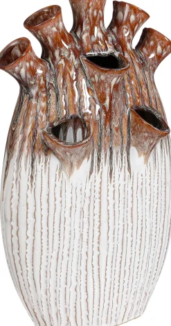 Best Mica Decorations Tulpenvase Saul braun 25 x 15,5 x 42 cm Blumentöpfe & Pflanzgefäße|Vasen & Krüge