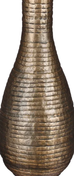 Outlet Mica Decorations Vase Albany gold D 14 H 32 cm Vasen & Krüge|Blumentöpfe & Pflanzgefäße