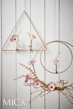 New Mica Decorations Vase Clip transparent D 4 cm H 6 cm Vasen & Krüge|Blumentöpfe & Pflanzgefäße