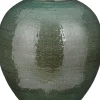 Outlet Mica Decorations Vase Dorian grün D 34 H 34 cm Vasen & Krüge|Blumentöpfe & Pflanzgefäße