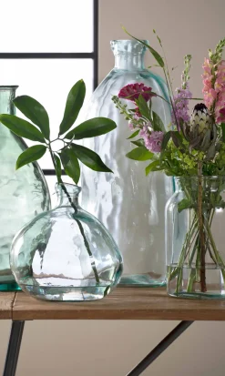 New Mica Decorations Vase Organic transparent D 21 cm H 51 cm Vasen & Krüge|Blumentöpfe & Pflanzgefäße