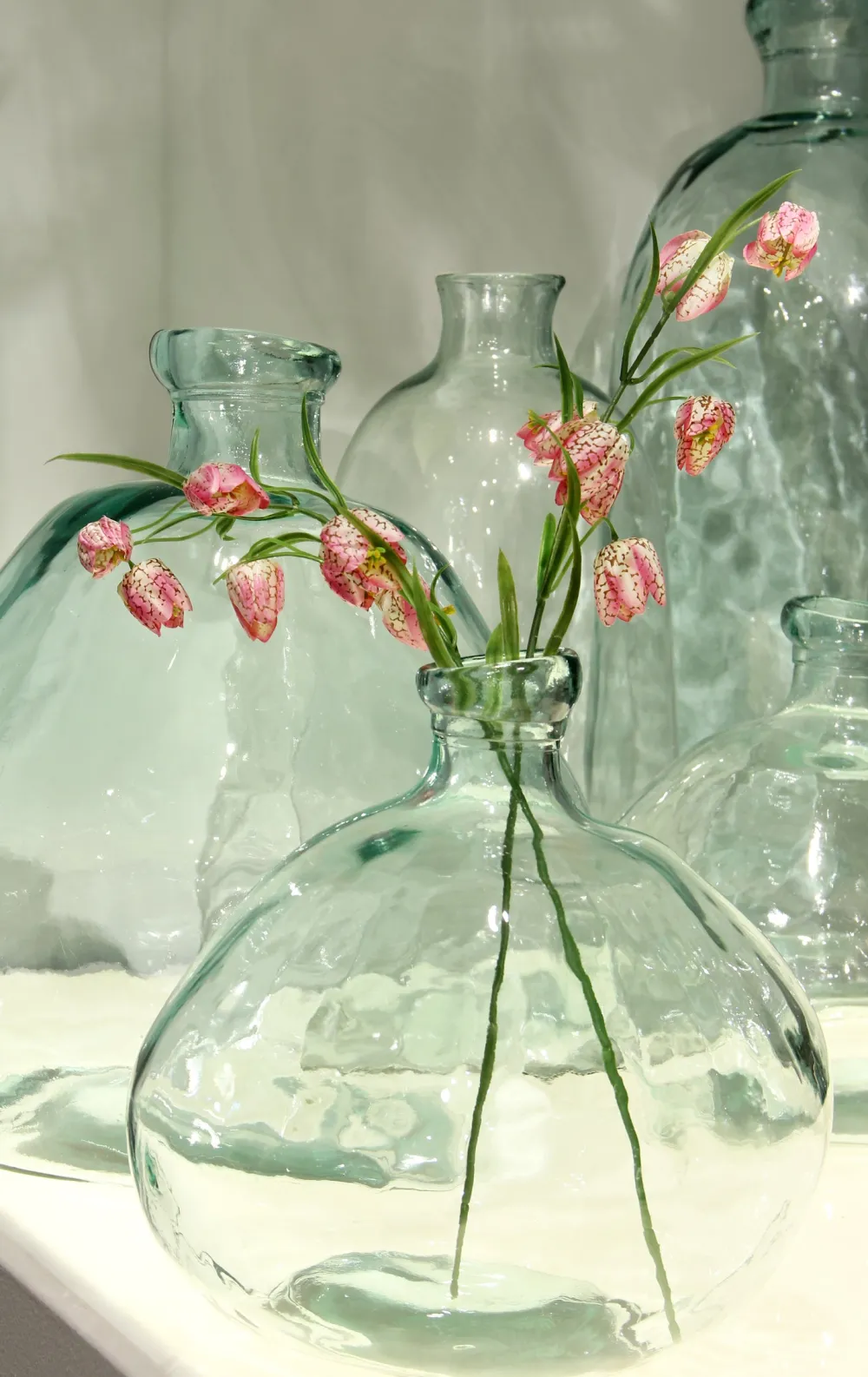 Sale Mica Decorations Vase Organic transparent D 33 cm H 34 cm Vasen & Krüge|Blumentöpfe & Pflanzgefäße