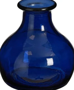 Online Mica Decorations Vase Qin blau D 19 H 21 cm Vasen & Krüge|Blumentöpfe & Pflanzgefäße