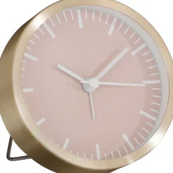Best Mica Decorations Wecker rosa/gold Cadby D 9 H 9 cm Uhren