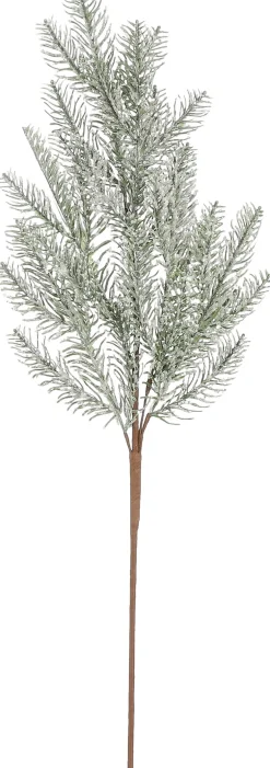 Best Mica Decorations Weihnachtszweig beschneit hellgrün 70 x 20 x 5 cm Weihnachtszweige & -Blumen