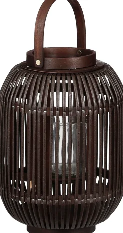 Mica Decorations Wichtlicht Harvard braun D 23 H 33 cm Laternen & Windlichter