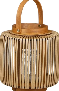 Best Mica Decorations Wichtlicht Harvard braun D 20 H 23 cm Laternen & Windlichter