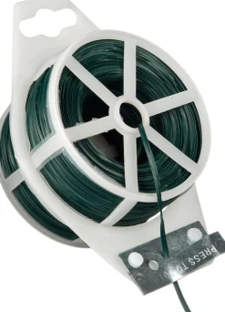 Online Nature Bindedraht mit Metallkern 100 m grün Rankhilfen|Bindematerial