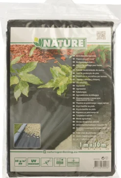 New Nature Bodenabdeckvlies 1 x 10 m 50 g/m² schwarz Vlies & Folien