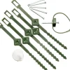 New Nature Kabelbinder für Kletterpflanzen D 25-45 mm 6 St. Rankhilfen|Bindematerial