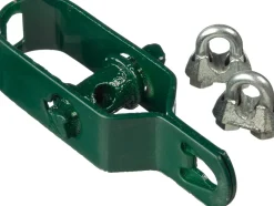 Clearance Nature Spanndraht-Set mit 2 Drahtklemmen kunststoffummantelt grün Spanndraht|Rankhilfen