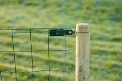 Clearance Nature Spanndraht-Set mit 2 Drahtklemmen kunststoffummantelt grün Spanndraht|Rankhilfen