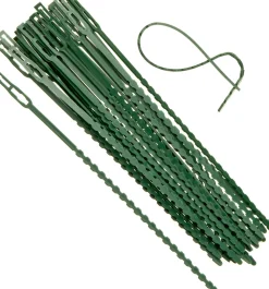 New Nature Universal Pflanzenbinder 35 cm grün 12 St. Rankhilfen|Bindematerial