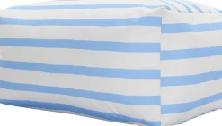 Best Overseas Hocker blau / weiß 70 x 45 x 35 cm Hocker|Hocker