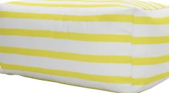 Hot Overseas Hocker gelb / weiß 70 x 45 x 35 cm Hocker|Hocker