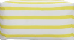 Hot Overseas Hocker gelb / weiß 70 x 45 x 35 cm Hocker|Hocker