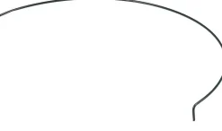 Online Peacock Stützring halbrund grün  64 x 64 x 22 cm Rankhilfen|Pflanzenstützen